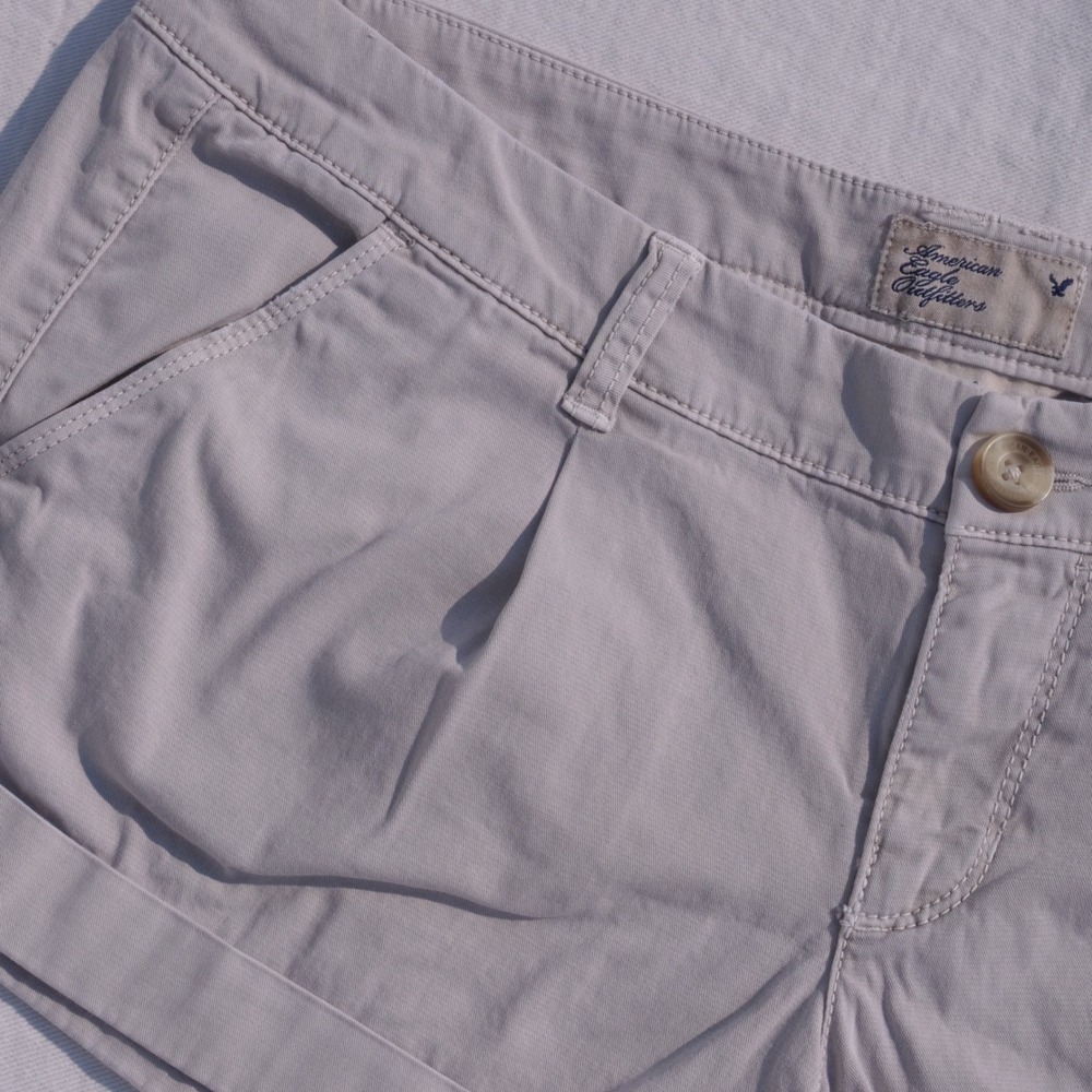 Y2k American Eagle Outfitters low rise micro mini hip slung shorts - Picture 2 of 8
